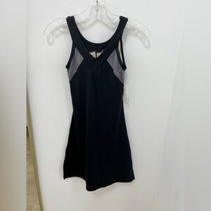 Black and Gray Women's Sleeveless dress